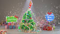 customize with logo and text in funny christmas video