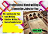 do handwriting , data entry, calligraphy, excel resume research service