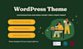 customize wordpress theme and demo import