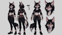 furry nsfw pixel art, fursona, furry comic fanart, anthro with anime style oc