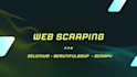 build a python web scraper using scrapy and selenium