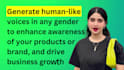 generate human like ai voice, text to speech in every accent
