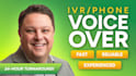 record your professional IVR, on hold greeting, voicemail