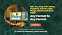 cut, edit, crop, split, merge, trim, compress, extract audio, convert video