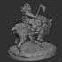 sculpt 3d action figure 3d miniature dnd figure warhammer 40k in zbrush blender
