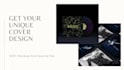 create a unique album cover design