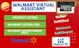 do walmart product listing advertisement campaigns PPC wfs management