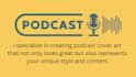 podcast cover art design, podcast artwork, podcast design