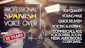 record and edit a professional male spanish voice over