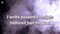 write motivational and persuasive speech for you
