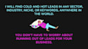 find cold and hot leads for your business