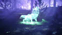 create 4k lone wolf howling logo intro animation