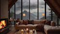 create cozy ambient rain video for youtube channel
