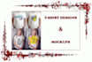 create modern tshirt designs and mockups
