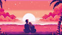 create 8bit 16bit pixel art character and looping lofi animation gif