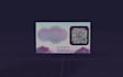 create a 3d business card design with qr code