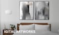 paint digital abstract art works