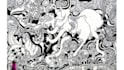 draw psychedelic funky doodle art illustration for you