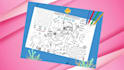 create fun custom placemat party sheet for kids