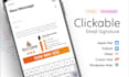 design custom HTML clickable email signatures