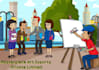 create flat characters illustration