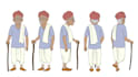 create unique 2d character design