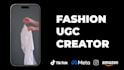 create fashion ugc video, male content creator