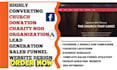 generate donation, charity, nonprofit, ngo, church leads and website