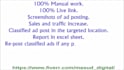 post classified ads on USA canada australia UK classified sites