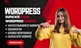 clone and redesign wordpress website duplicate wordpress website