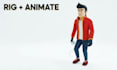 rig and animate low poly 3d characters in ps1, ps2, and n64 style