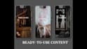 provide 200 dfy digital marketing reels with hooks templates