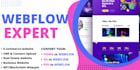 convert figma to webflow, fix webflow website landing page