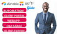 setup airtable airtable database airtable automation softr portal webapp expert