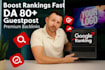 be your SEO link building expert for guest post backlinks