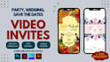 design video invitations for all your needs