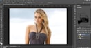 remove face spots retouch resize the image and smooth skin