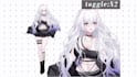 live 2d vtuber model, animate rig quality vtuber character in live2d, dakimakura