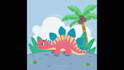 draw cute animal flat vector illustration