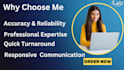 be your VA for data entry, data mining, and web research lead generation