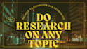 do research on topics related to computer science ,history, economy or any