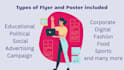 design professional flyer and poster for your business