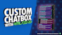 design custom chatbox with CSS for twitch and youtube