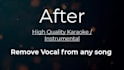remove vocal from your song