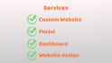 build custom website, admin portal panel,dashboard on react