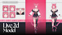 design anime vtyber model, live2d model, live 2d rigging for streaming