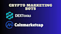 develop trending bots for dextools, coinmarketcap