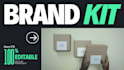 design a creative and full editable professional brandkit