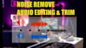 do professional audio editing  with effects and noise reduction