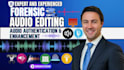 do forensic audio cleanup, detect background voice, and enhance any audio